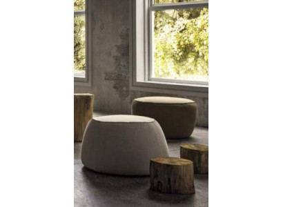 Tabouret Tabouret Pouf Pouf Pouf Repose-Pieds Ottoman Velours 50x67m Textile