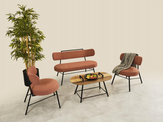 Table basse Table basse Salon Marron Luxe Table basse Design