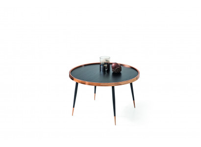 Table basse ronde luxueuse avec des côtés pour le salon