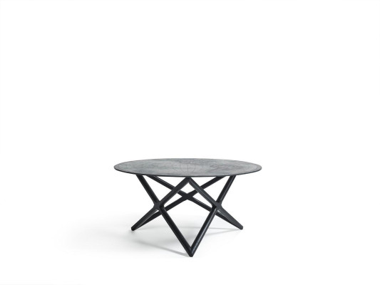 Table basse ronde de luxe pour le salon dans un style moderne