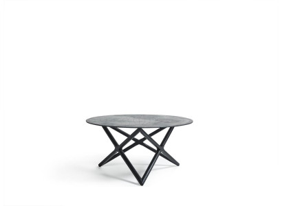Table basse ronde de luxe pour le salon dans un style moderne