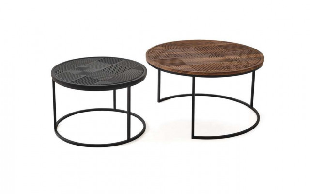 Table basse Table basse Mobilier de design Table Table de salon Noire