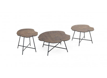 Tables basses Tables d'appoint Salon Ensemble de 3 pièces Moderne de luxe