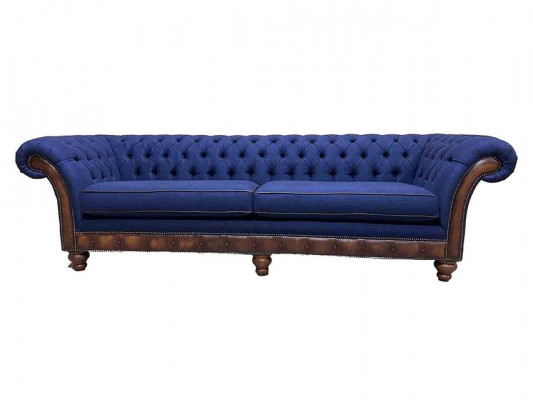 Canapé moderne Chesterfield 4 places Canapé en tissu de luxe Canapé de salon nouveau