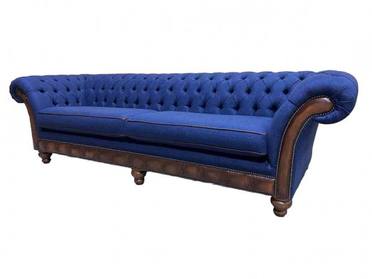 Canapé moderne Chesterfield 4 places Canapé en tissu de luxe Canapé de salon nouveau