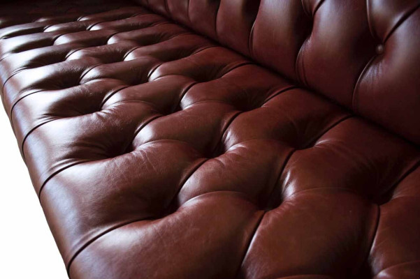 Canapé en cuir 4 places Design Chesterfield Canapé en cuir 245 cm