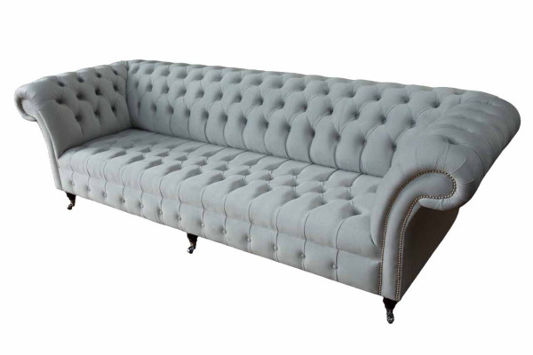 Canapé Chesterfield 4 places Canapés designer Canapé en tissu Tissu d'ameublement