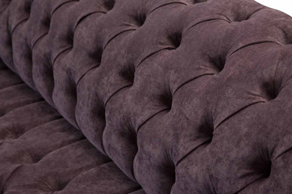 Canapé design 4 places Canapé Rembourrage Luxe Canapés en textile Chesterfield