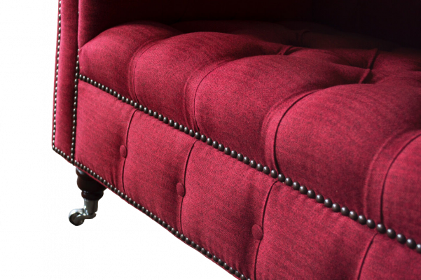 Chesterfield 3 places canapé design 3 canapés canapé tissu textile