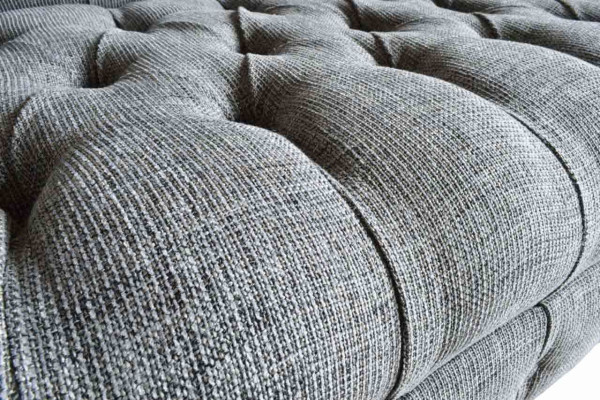 Canapé design gris Trois places Canapé de luxe Canapés Tissu de meubles