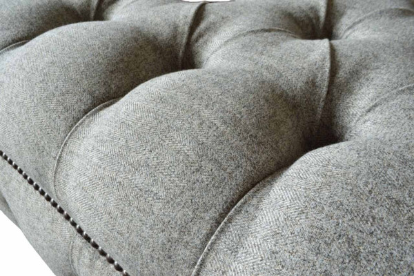 Canapé design 3 places Canapés 3 places Gris Tissu Meubles de canapés neufs