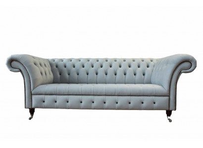 Canapé 3 places en cuir Chesterfield de luxe Canapés de designer de luxe nouvel