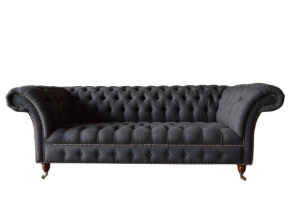 Chesterfield canapé 3 places Canapé 3 places Canapé Rembourrage Canapés Design Textile