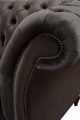 Canapé 3 places Salon Luxe Rembourrage Designer Meubles Chesterfield neuf