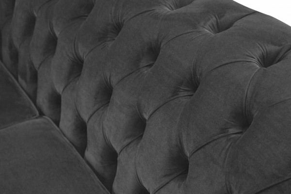 Canapé 3 places en tissu de luxe Chesterfield Canapé Tapisserie Design Meubles