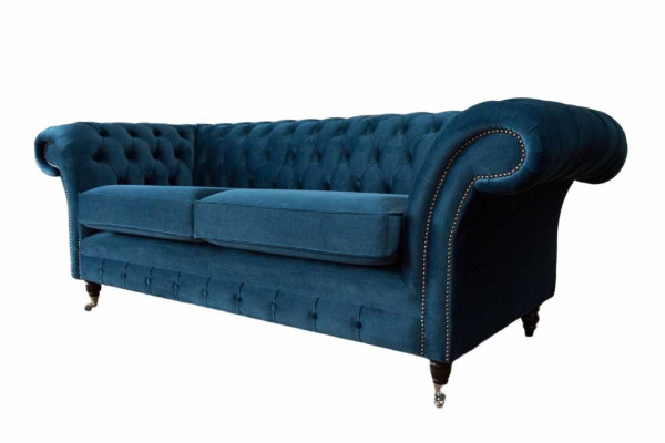 Canapé design 3 places Canapé Rembourrage Tissu de luxe Canapés Chesterfield neuf