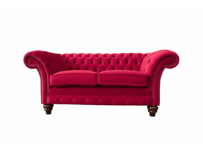 Design Canapé Textile Moderne 2 Places Canapé Rembourrage Canapés de Luxe Chesterfield