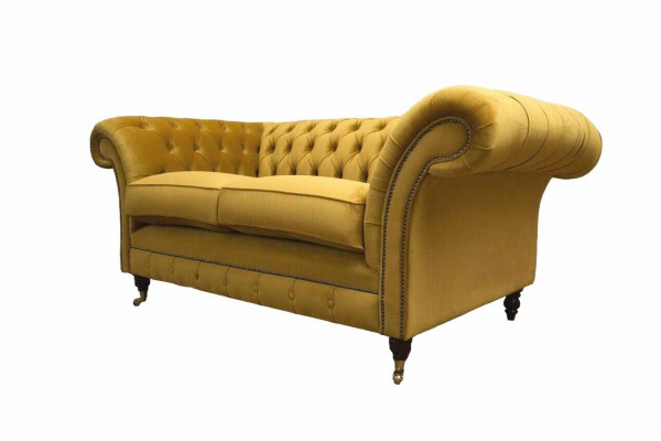 Canapé 2 places Canapé Rembourrage Tissu Chesterfield Canapés neufs