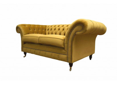 Canapé 2 places Canapé Rembourrage Tissu Chesterfield Canapés neufs
