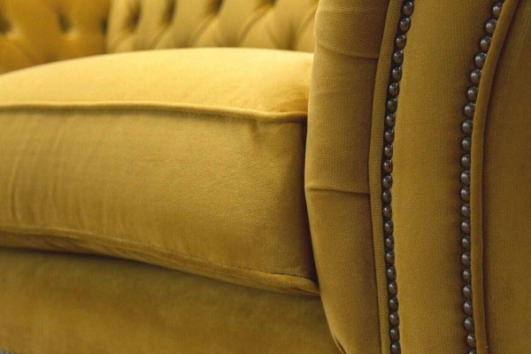Canapé 2 places Canapé Rembourrage Tissu Chesterfield Canapés neufs