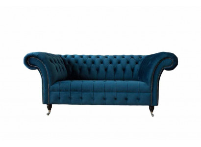 Canapé 2 places design Canapé Revêtement Chesterfield Siège Deux places