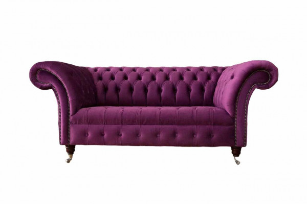 Chesterfield Mobilier de bureau Siège Canapé 2 places Violet