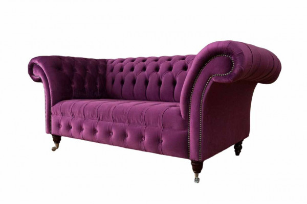 Chesterfield Mobilier de bureau Siège Canapé 2 places Violet