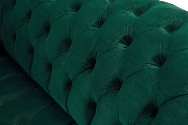 Canapé deux places Chesterfield 2 places Canapés design Rembourrage moderne Tissu d'assise