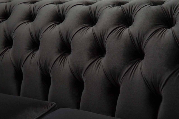 Canapé en textile Chesterfield 2 places Design Luxe en tissu Sofas en tissu