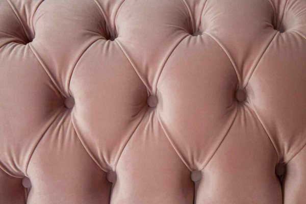 Canapé 2 places Canapé Tissu Chesterfield Salon Design Nouveau