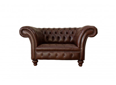 Canapé Chesterfield Salon Canapés Canapé Rembourrage Cuir Moderne 1,5 Places
