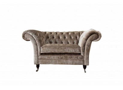 Design Fauteuil Chesterfield 1 Place Canapé Rembourrage Luxueux Sofas en Textile