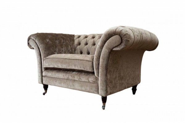 Design Fauteuil Chesterfield 1 Place Canapé Rembourrage Luxueux Sofas en Textile