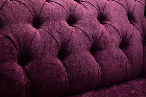 Fauteuil fauteuil Wing luxe 1 place 1 place Rembourrage tissu design moderne