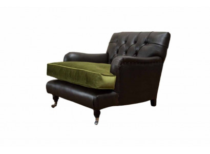 Chesterfield Fauteuil Design Revêtement Canapé Chesterfield Cuir