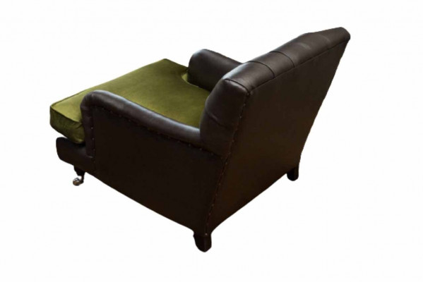 Chesterfield Fauteuil Design Revêtement Canapé Chesterfield Cuir