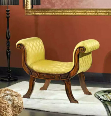 Banquette design Rembourrage Textile Tissu Classique Luxe Tabouret Meubles neuf