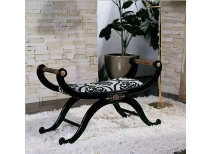 Banquette rembourrée Banquette de siège Tabouret de designer Mobilier de siège Salon classique nouvel