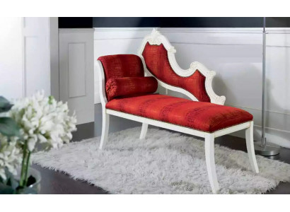 Chaise longue rouge Mobilier classique Mobilier de salon Chaise longue design