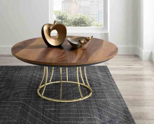 Mobilier de table en bois de luxe moderne nouvelle table basse de salon Design de table basse.