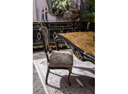 Chaise de salle à manger Luxueuse Chaises Classiques en Bois Design Chaise en Bois Mobilier