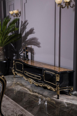 Bahut de luxe pour la télévision Armoire Basse pour la télévision Meuble TV Cadre Armoires Commode