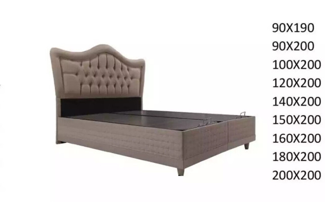 Lit de luxe avec matelas King Size Base de lit hôtel Chambres à coucher Lits