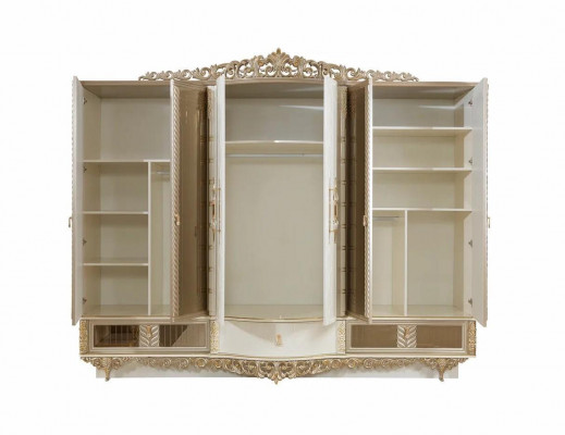 Armoire Chambre Armoire à Six Portes Bois Chambre