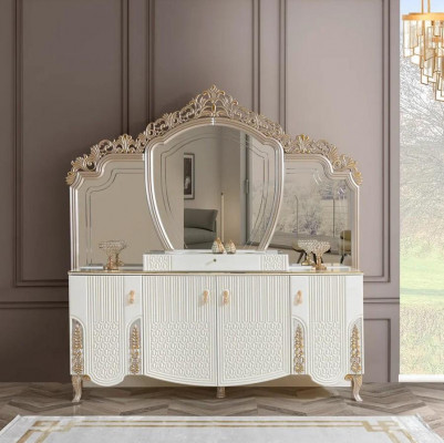 Bahut avec miroir Luxe new rocking Moderne Salon Matériel