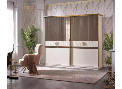Armoire avec portes coulissantes armoires modernes luxueuses 260cm Armoire
