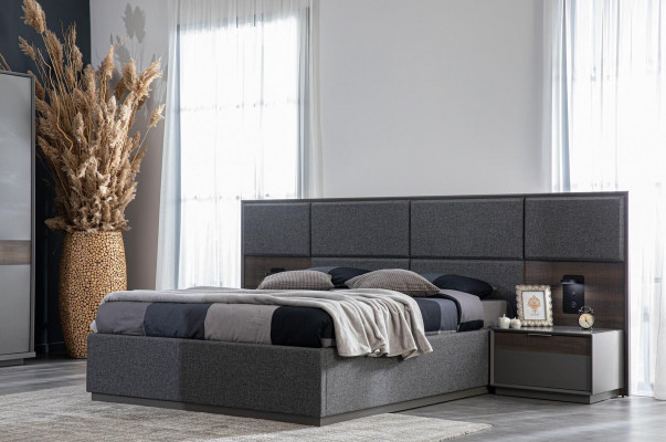 Revêtement de lit Design Lits Doubles de Luxe Chambre pour Dormir Meubles Modernes