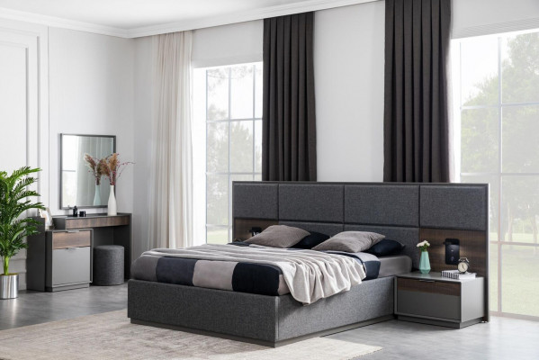 Revêtement de lit Design Lits Doubles de Luxe Chambre pour Dormir Meubles Modernes