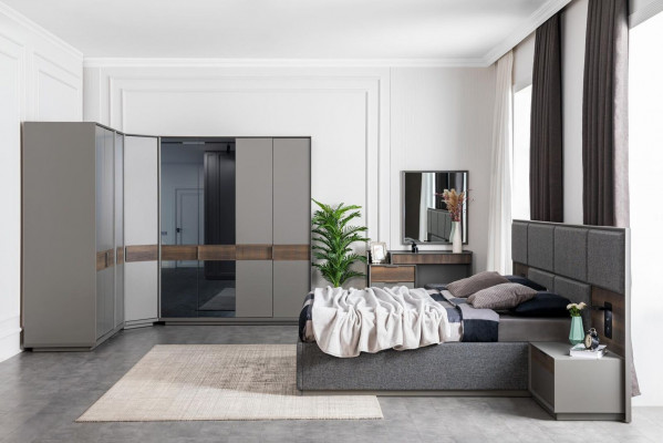 Revêtement de lit Design Lits Doubles de Luxe Chambre pour Dormir Meubles Modernes
