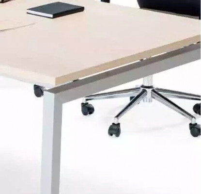 Table de conférence blanche Mobilier de bureau de luxe Tables de réunion Mobilier en bois